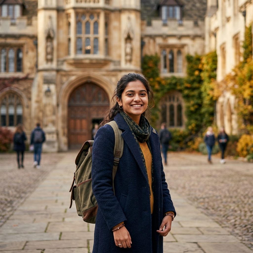 Sneha studying in Germany